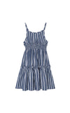 Habitual Girl Strappy Smocked High Low Dress