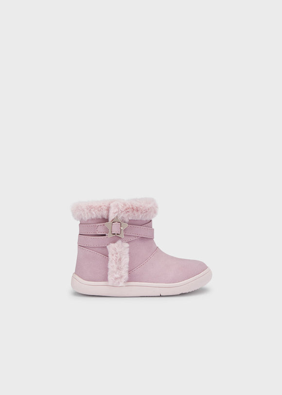 Mayoral Girls Ankle Boots W/ Fur Detail