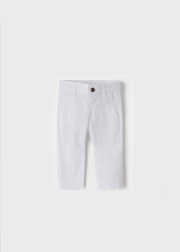 Mayoral White Basic Pants