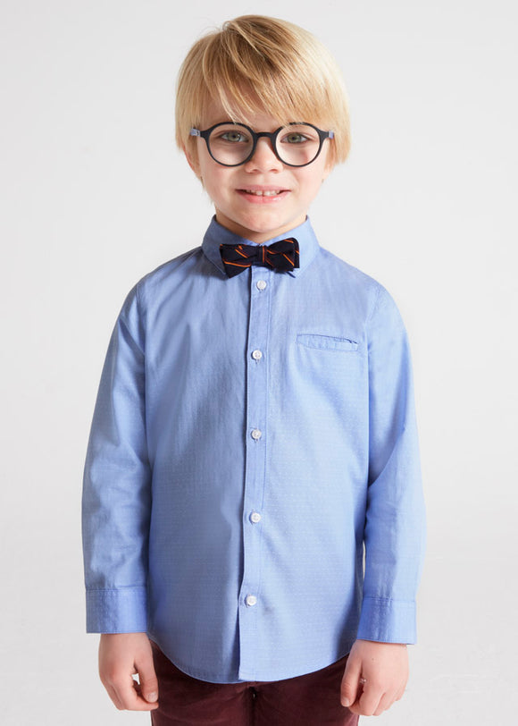 Mayoral ECOFRIENDS Long Sleeved Bow Tie Shirt Boys