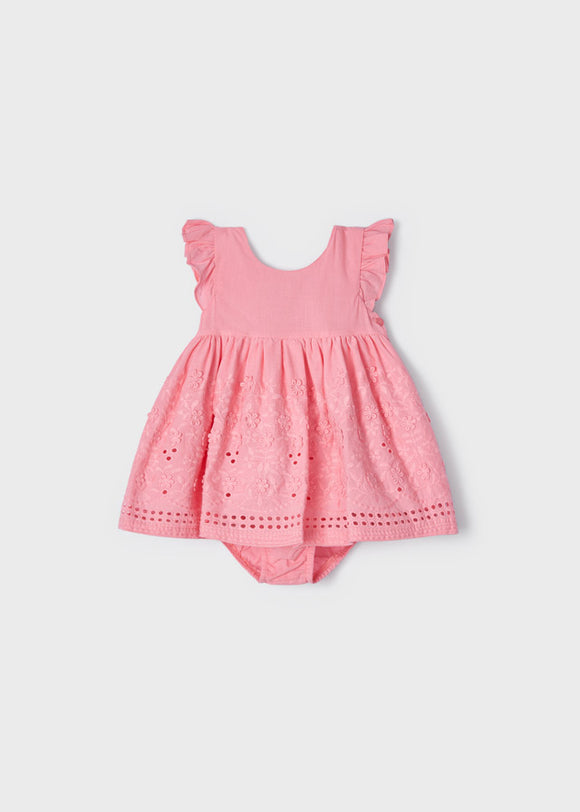 Mayoral Embroidered Baby Dress