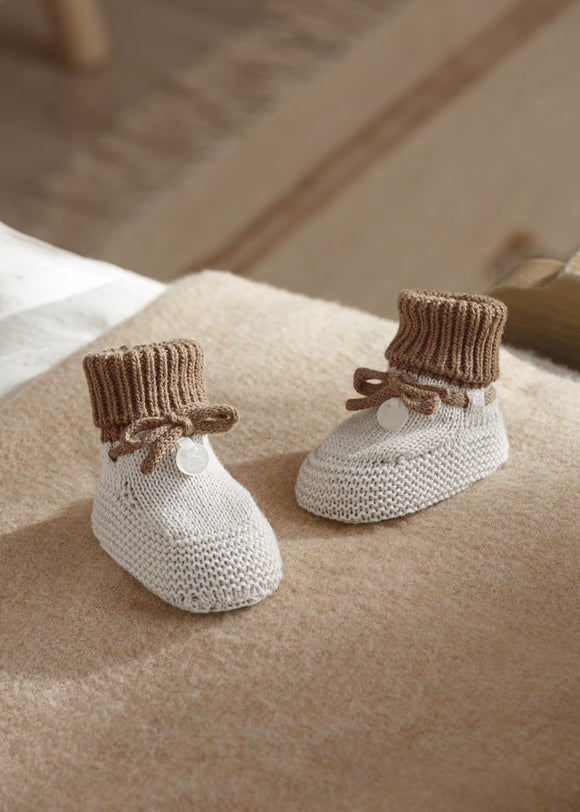 Mayoral Newborn Boys ECOFRIENDS Knitted Boots