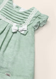 Mayoral Linen Dress with Knickers Newborn