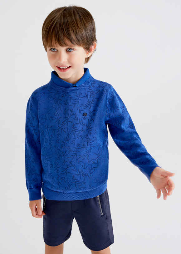 Mayoral Printed Sweater Boy