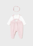 Mayoral Sustainable Cotton One-Piece with Headband